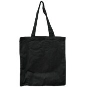 Wholesale - 15"x14"BLACK FABRIC BAG C/P 72